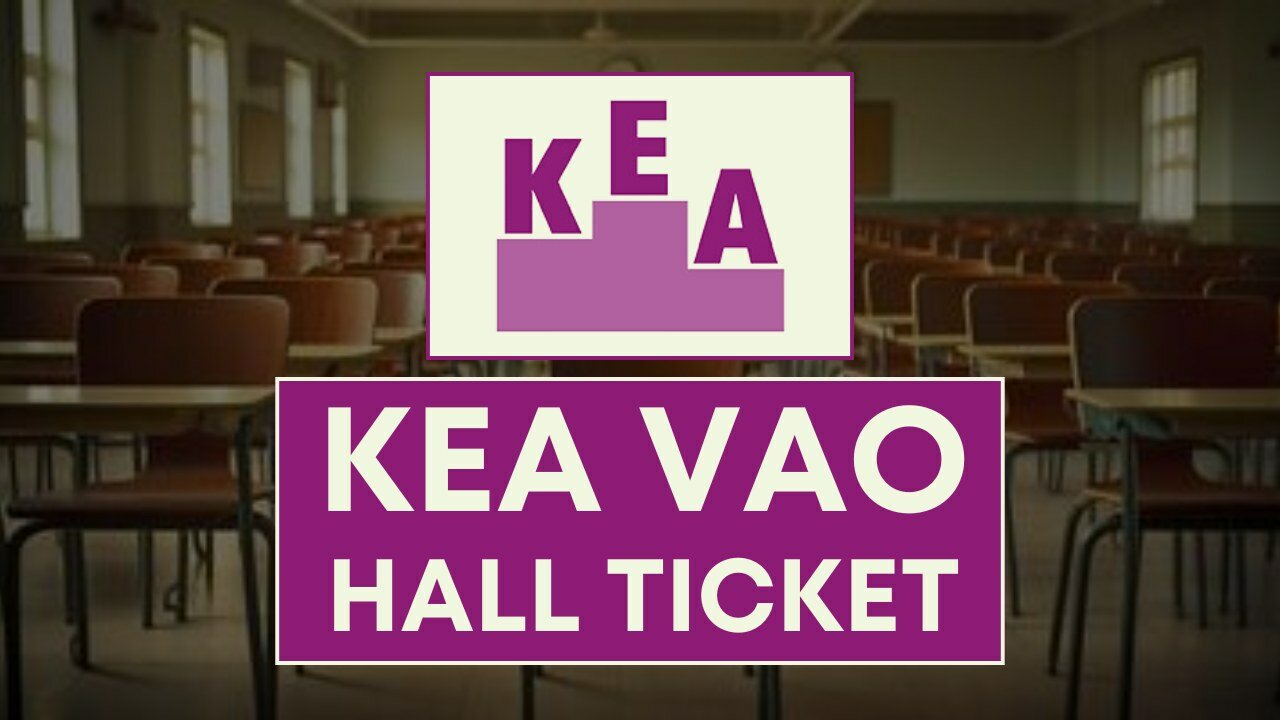 karnataka vao hall ticket