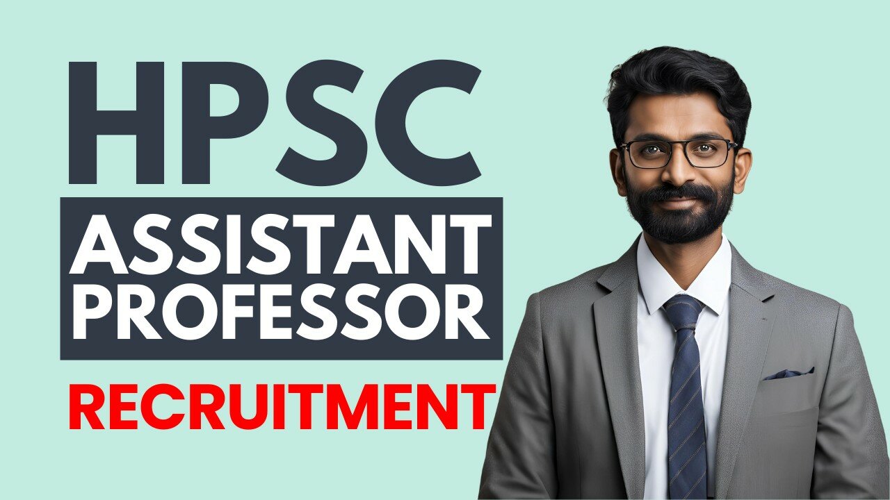 HPSC Assistant Professor Recruitment