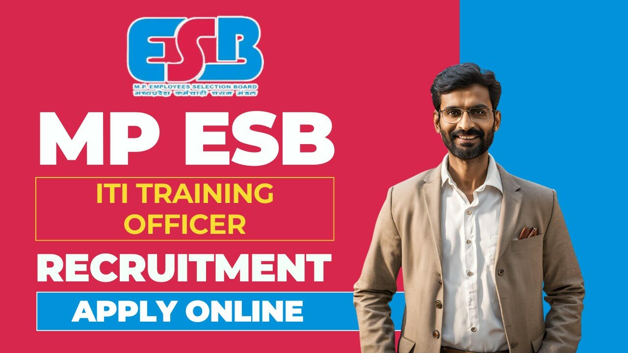 mpesb iti training officer recruitment