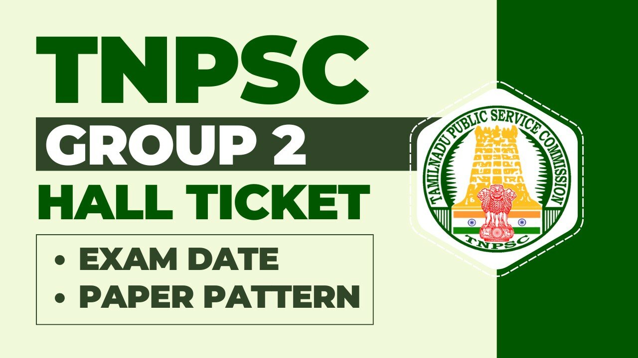 tnpsc group 2 hall ticket